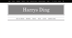 Desktop Screenshot of harrysding.ch